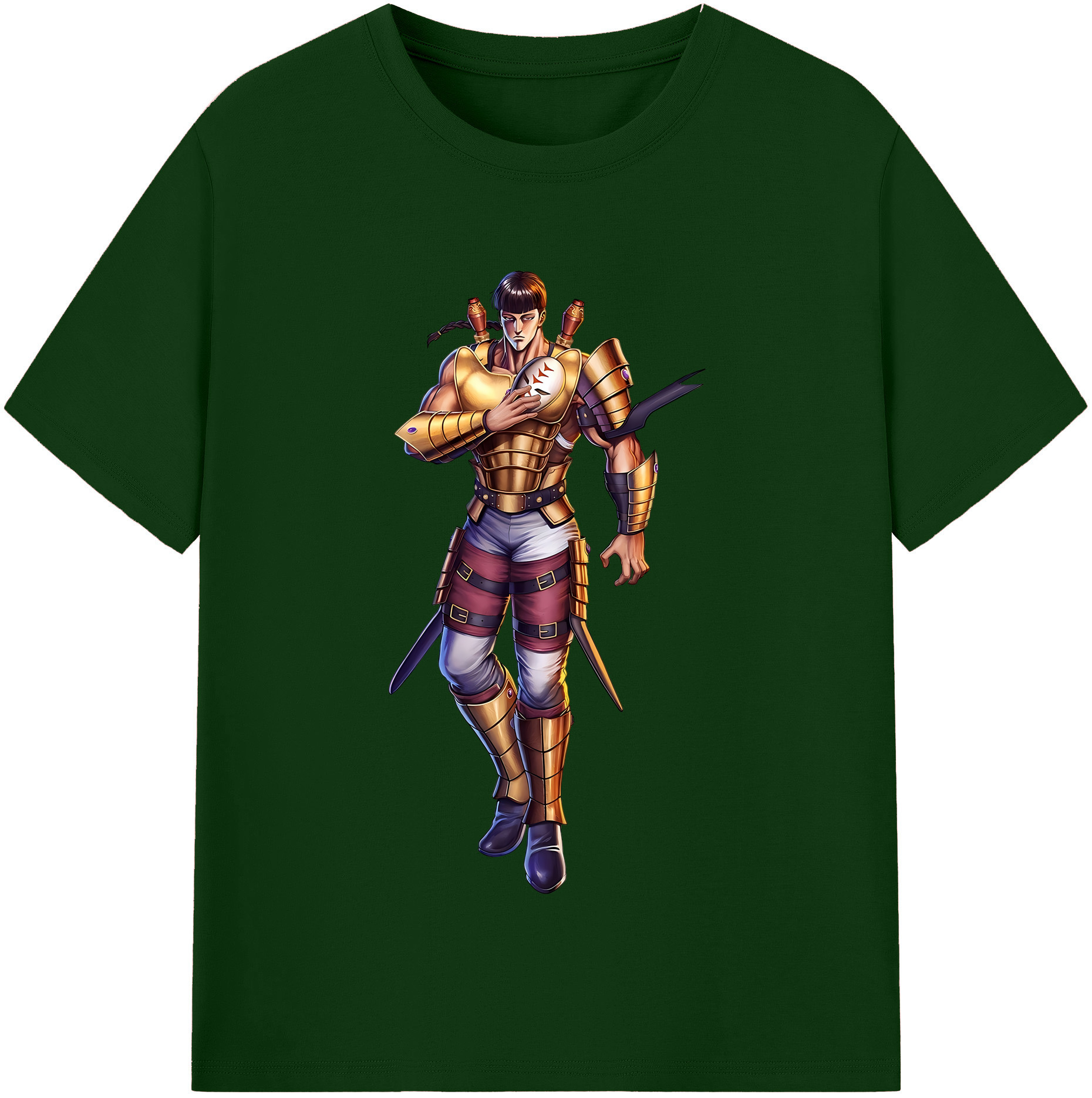 （画像用） 北斗の拳 Fist of the North Star 綿100％半袖Tシャツ（フロントプリント）